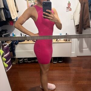 Zara Fuchsia Mini Dress